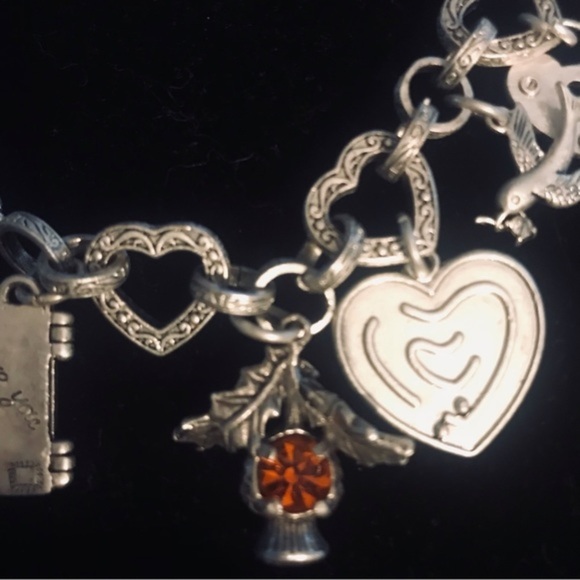 Silver tone Barbie Style Charm Bracelet - Picture 12 of 14